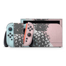 Coral Mint Summer Pineapple v1 // Premium Vinyl Wrap Skin Kit Compatible with the Nintendo Switch 2