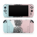 Coral Mint Summer Pineapple v1 // Premium Vinyl Wrap Skin Kit Compatible with the Nintendo Switch 2