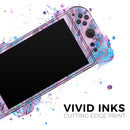 Cotton Candy Oil Mix V3 // Premium Vinyl Wrap Skin Kit Compatible with the Nintendo Switch 2