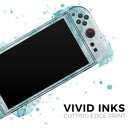 Cracked Turquise Marble Surface // Premium Vinyl Wrap Skin Kit Compatible with the Nintendo Switch 2