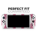 Crimson Feather Pattern // Premium Vinyl Wrap Skin Kit Compatible with the Nintendo Switch 2