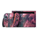Crimson Nebula // Premium Vinyl Wrap Skin Kit Compatible with the Nintendo Switch 2