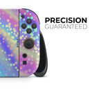 Cute Holo Confetti V1 // Premium Vinyl Wrap Skin Kit Compatible with the Nintendo Switch 2