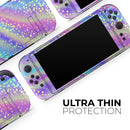 Cute Holo Confetti V1 // Premium Vinyl Wrap Skin Kit Compatible with the Nintendo Switch 2