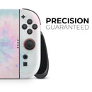 Cute Minimal Rainbow Tie Dye Swirl // Premium Vinyl Wrap Skin Kit Compatible with the Nintendo Switch 2