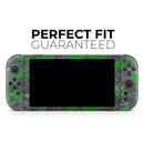 Dark Green and Gray Digital Camouflage // Premium Vinyl Wrap Skin Kit Compatible with the Nintendo Switch 2