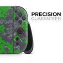 Dark Green and Gray Digital Camouflage // Premium Vinyl Wrap Skin Kit Compatible with the Nintendo Switch 2