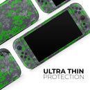 Dark Green and Gray Digital Camouflage // Premium Vinyl Wrap Skin Kit Compatible with the Nintendo Switch 2