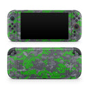 Dark Green and Gray Digital Camouflage // Premium Vinyl Wrap Skin Kit Compatible with the Nintendo Switch 2