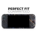 Dark Natural Marble Surface // Premium Vinyl Wrap Skin Kit Compatible with the Nintendo Switch 2
