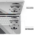 Comic Series / Dark Super Hero Wars 4 - Apple MacBook Pro, Pro with Touch Bar or Air Skin Decal Kit (Newer MacBook Models)