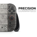 Dark Washed Wood Planks // Premium Vinyl Wrap Skin Kit Compatible with the Nintendo Switch 2