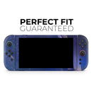 Deep Blue Unfocused Scratches // Premium Vinyl Wrap Skin Kit Compatible with the Nintendo Switch 2