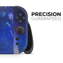 Deep Blue Unfocused Scratches // Premium Vinyl Wrap Skin Kit Compatible with the Nintendo Switch 2