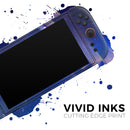Deep Blue Unfocused Scratches // Premium Vinyl Wrap Skin Kit Compatible with the Nintendo Switch 2