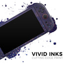Deep Blue with Gold Shimmering Orbs of Light // Premium Vinyl Wrap Skin Kit Compatible with the Nintendo Switch 2