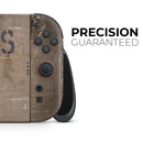 Distressed US Military Chest // Premium Vinyl Wrap Skin Kit Compatible with the Nintendo Switch 2