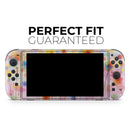 Drizzle Watercolor Flowers V1 // Premium Vinyl Wrap Skin Kit Compatible with the Nintendo Switch 2