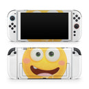 Drooling Friendly Emoticons // Premium Vinyl Wrap Skin Kit Compatible with the Nintendo Switch 2