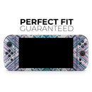 Ethnic Aztec Blue and Pink Point // Premium Vinyl Wrap Skin Kit Compatible with the Nintendo Switch 2