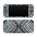 Ethnic Aztec Navy Point // Premium Vinyl Wrap Skin Kit Compatible with the Nintendo Switch 2