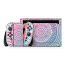 Ethnic Indian Tie-Dye Circle // Premium Vinyl Wrap Skin Kit Compatible with the Nintendo Switch 2