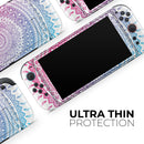 Ethnic Indian Tie-Dye Circle // Premium Vinyl Wrap Skin Kit Compatible with the Nintendo Switch 2