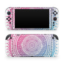 Ethnic Indian Tie-Dye Circle // Premium Vinyl Wrap Skin Kit Compatible with the Nintendo Switch 2