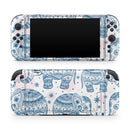 Ethnic Navy Seamless Aztec Elephant // Premium Vinyl Wrap Skin Kit Compatible with the Nintendo Switch 2
