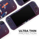 Floating Cartoon Astranaut // Premium Vinyl Wrap Skin Kit Compatible with the Nintendo Switch 2