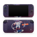Floating Cartoon Astranaut // Premium Vinyl Wrap Skin Kit Compatible with the Nintendo Switch 2