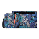 Floral Blues // Premium Vinyl Wrap Skin Kit Compatible with the Nintendo Switch 2