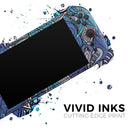 Floral Blues // Premium Vinyl Wrap Skin Kit Compatible with the Nintendo Switch 2