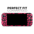Fuzzy Real Pink Leopard Print // Premium Vinyl Wrap Skin Kit Compatible with the Nintendo Switch 2