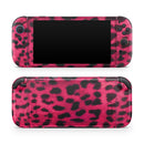 Fuzzy Real Pink Leopard Print // Premium Vinyl Wrap Skin Kit Compatible with the Nintendo Switch 2