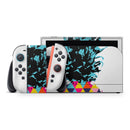 Geo Retro Summer Pineapple v1 // Premium Vinyl Wrap Skin Kit Compatible with the Nintendo Switch 2