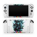Geo Retro Summer Pineapple v1 // Premium Vinyl Wrap Skin Kit Compatible with the Nintendo Switch 2