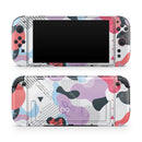 Geometric Modern Camouflage V1 // Premium Vinyl Wrap Skin Kit Compatible with the Nintendo Switch 2