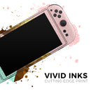 Geometric Summer Pineapple v1 // Premium Vinyl Wrap Skin Kit Compatible with the Nintendo Switch 2