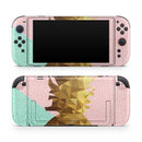 Geometric Summer Pineapple v1 // Premium Vinyl Wrap Skin Kit Compatible with the Nintendo Switch 2
