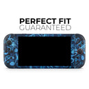Glowing Blue Music Notes // Premium Vinyl Wrap Skin Kit Compatible with the Nintendo Switch 2