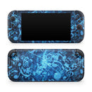 Glowing Blue Music Notes // Premium Vinyl Wrap Skin Kit Compatible with the Nintendo Switch 2