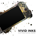 Glowing Gold & Black Nebula // Premium Vinyl Wrap Skin Kit Compatible with the Nintendo Switch 2
