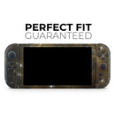 Glowing Gold Universe // Premium Vinyl Wrap Skin Kit Compatible with the Nintendo Switch 2