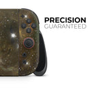 Glowing Gold Universe // Premium Vinyl Wrap Skin Kit Compatible with the Nintendo Switch 2