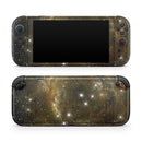Glowing Gold Universe // Premium Vinyl Wrap Skin Kit Compatible with the Nintendo Switch 2