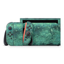 Glowing Green Orbs of Light // Premium Vinyl Wrap Skin Kit Compatible with the Nintendo Switch 2