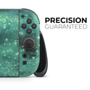 Glowing Green Orbs of Light // Premium Vinyl Wrap Skin Kit Compatible with the Nintendo Switch 2
