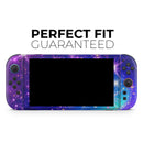 Glowing Pink & Blue Starry Orbit // Premium Vinyl Wrap Skin Kit Compatible with the Nintendo Switch 2