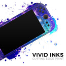 Glowing Pink & Blue Starry Orbit // Premium Vinyl Wrap Skin Kit Compatible with the Nintendo Switch 2